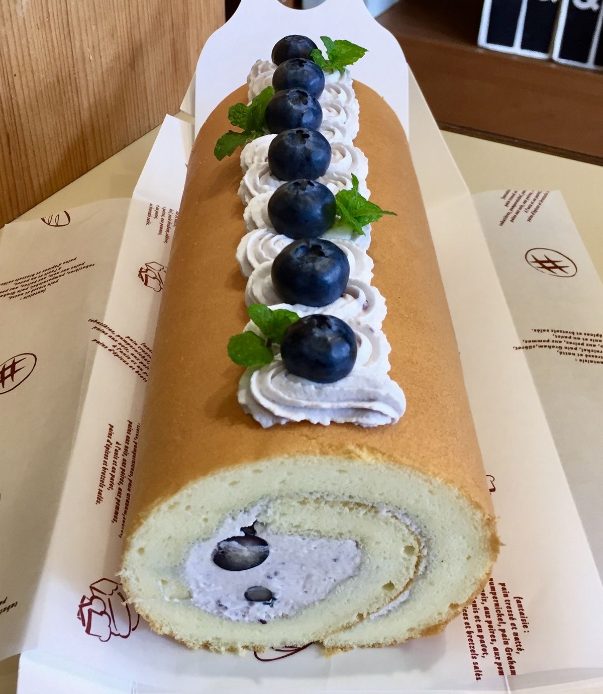 Blueberry Swiss Roll
